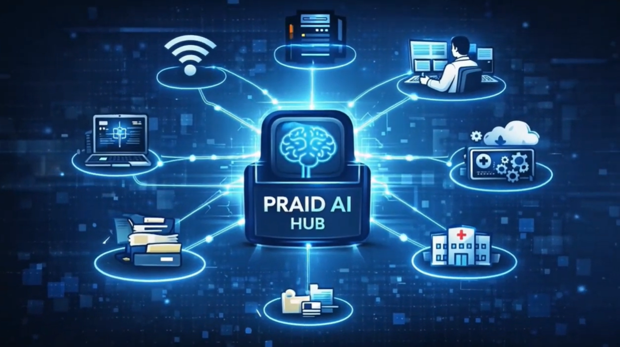 PRAID AI Hub overview video thumbnail
